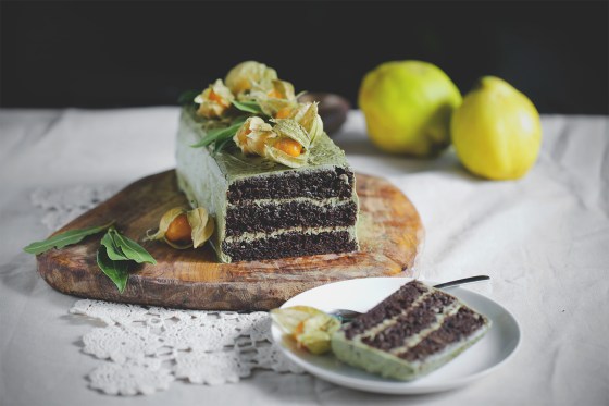 Chocolate_matcha_cake_torta
